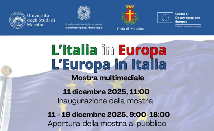Il Sindaco di Messina apre la mostra "L'Italia in Europa – L'Europa in Italia"