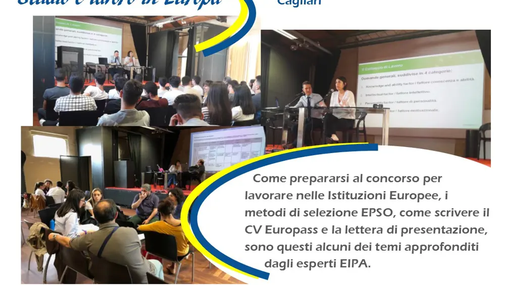 "Studio e lavoro in Europa", seminario a Cagliari "Studio e lavoro in Europa", seminario a Cagliari