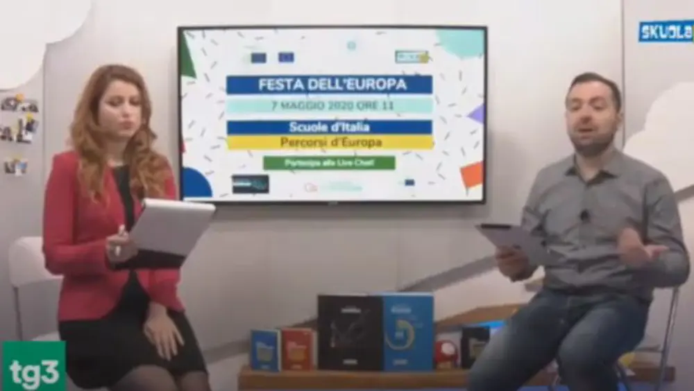 Una live chat per la Festa dell'Europa, il servizio del Tg3 Una live chat per la Festa dell'Europa, il servizio del Tg3