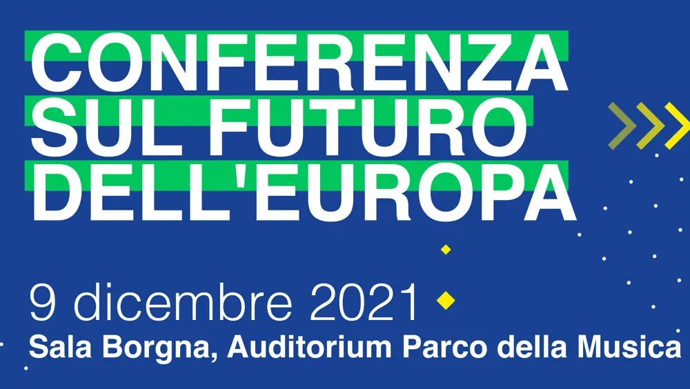 Conferenza sul futuro dell'Europa, evento all'Auditorium di Roma Conferenza sul futuro dell'Europa, evento all'Auditorium di Roma