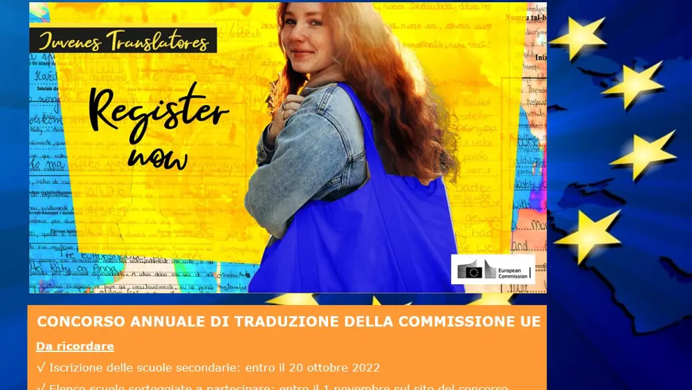 Europportunità, aperte iscrizioni per Juvenes Translatores 2022 Europportunità, aperte iscrizioni per Juvenes Translatores 2022