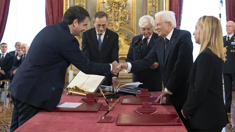 Giuramento del Ministro Raffaele Fitto