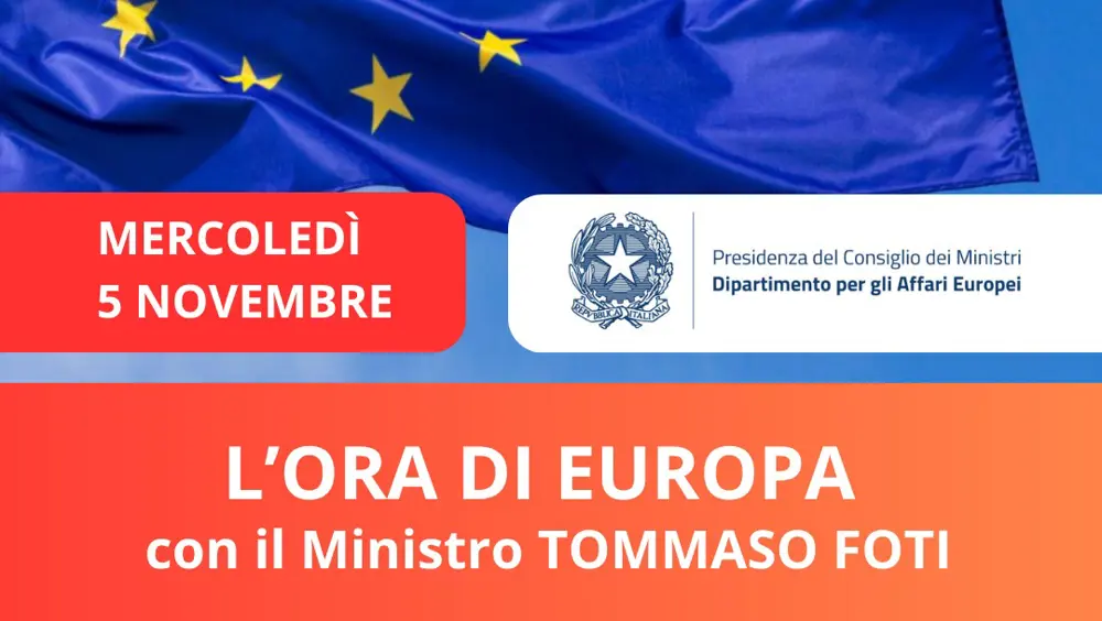 "L'ora di Europa" con il Ministro Foti
