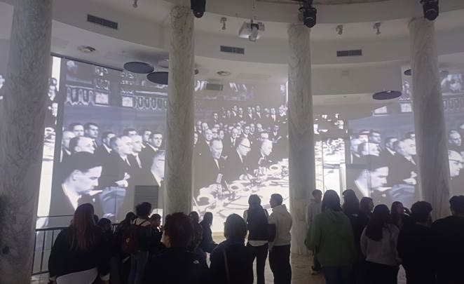 Progetto immersivo della mostra "L'Italia in Europa - L'Europa in Italia"